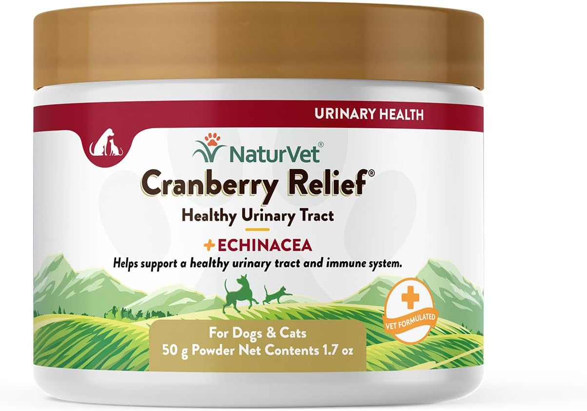 NaturVet – Cranberry Relief Plus Echinacea – Helps Support a Healthy Urinary Tract & Immune System – 60 Soft Chews