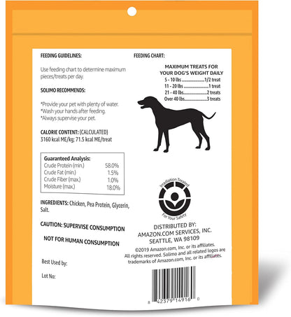 Amazon Brand - Solimo Sweet Potato & Duck Jerky Dog Treats, 2 pounds