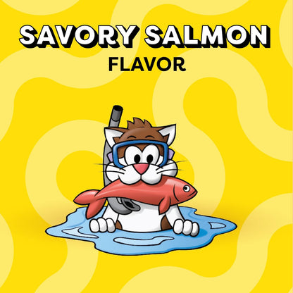 Temptations Classic Crunchy and Soft Cat Treats, Savory Salmon Flavor, 30 oz. Tub