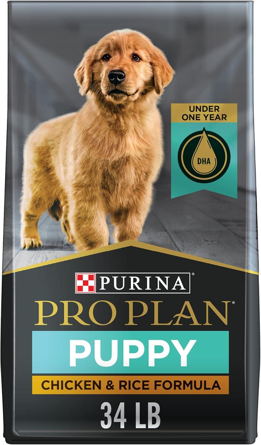Purina Pro Plan High Protein Dry Puppy Food, Chicken and Rice Formula - 18 lb. Bag