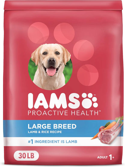 IAMS Proactive Health Large Breed Adult Dry Dog Food with Real Chicken, 15 lb. Bag