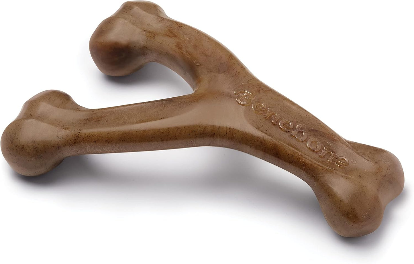 Benebone Wishbone Durable Dog Chew Toy for Aggressive Chewers, Large