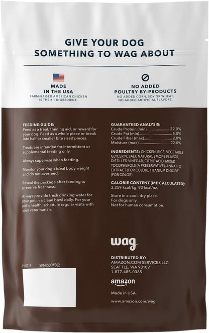 Amazon Brand - Wag Dog Treats Chicken and Waffle Bites