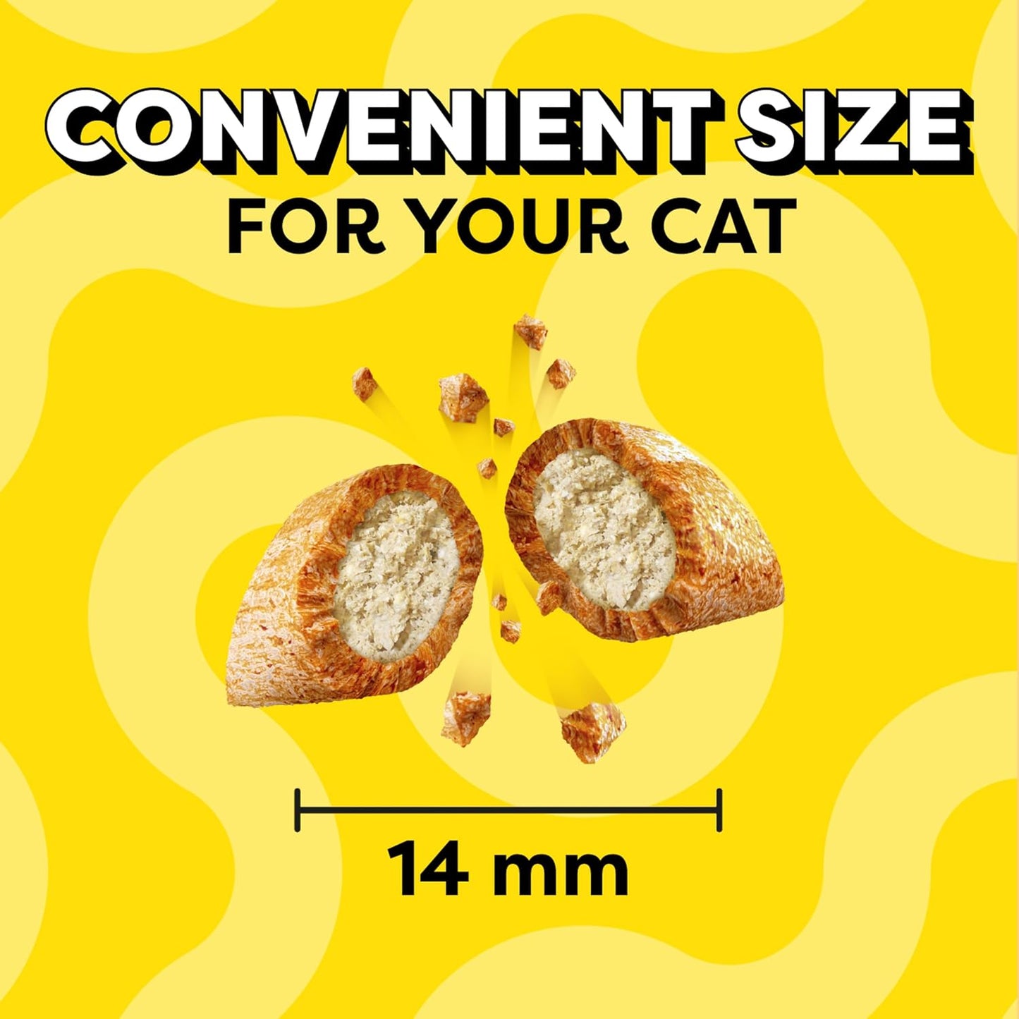 Temptations Jumbo Stuff Crunchy and Soft Cat Treats, Tasty Chicken Flavor, 14 oz. Tub