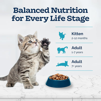 Blue Buffalo Tastefuls Kitten Natural Dry Cat Food, Chicken 7lb bag
