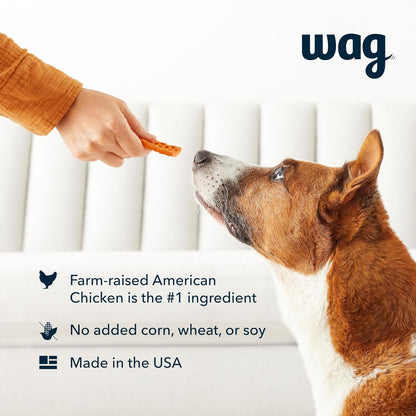 Amazon Brand - Wag Dog Treats Chicken and Waffle Bites