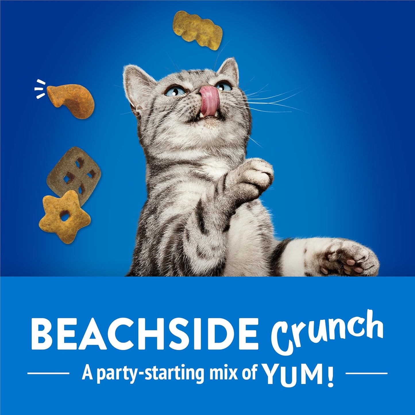 Purina Friskies Cat Treats, Party Mix Beachside Crunch - 30 oz. Pouch