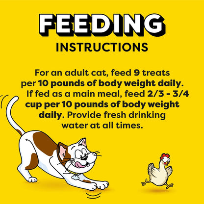 Temptations Jumbo Stuff Crunchy and Soft Cat Treats, Tasty Chicken Flavor, 14 oz. Tub