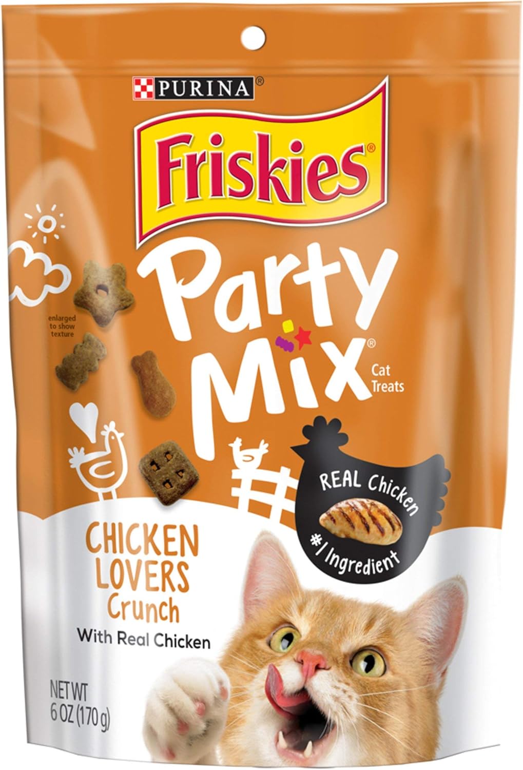 Purina Friskies Cat Treats, Party Mix Beachside Crunch - 30 oz. Pouch