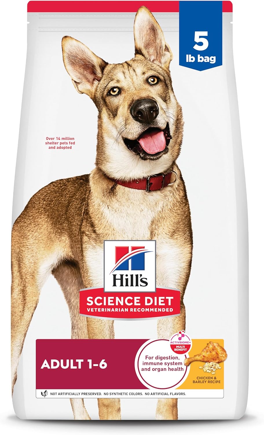 Hill's Science Diet Adult 1-6 Premium Nutrition Dry Dog Food, Chicken & Barley, 35 lb Bag (Pack of 1)