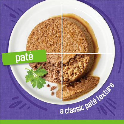 Purina Friskies Pate Wet Cat Food Variety Pack Seafood and Chicken Pate Favorites - 48 ct. Can