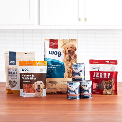 Amazon Brand - Wag Dog Treats Chicken and Waffle Bites